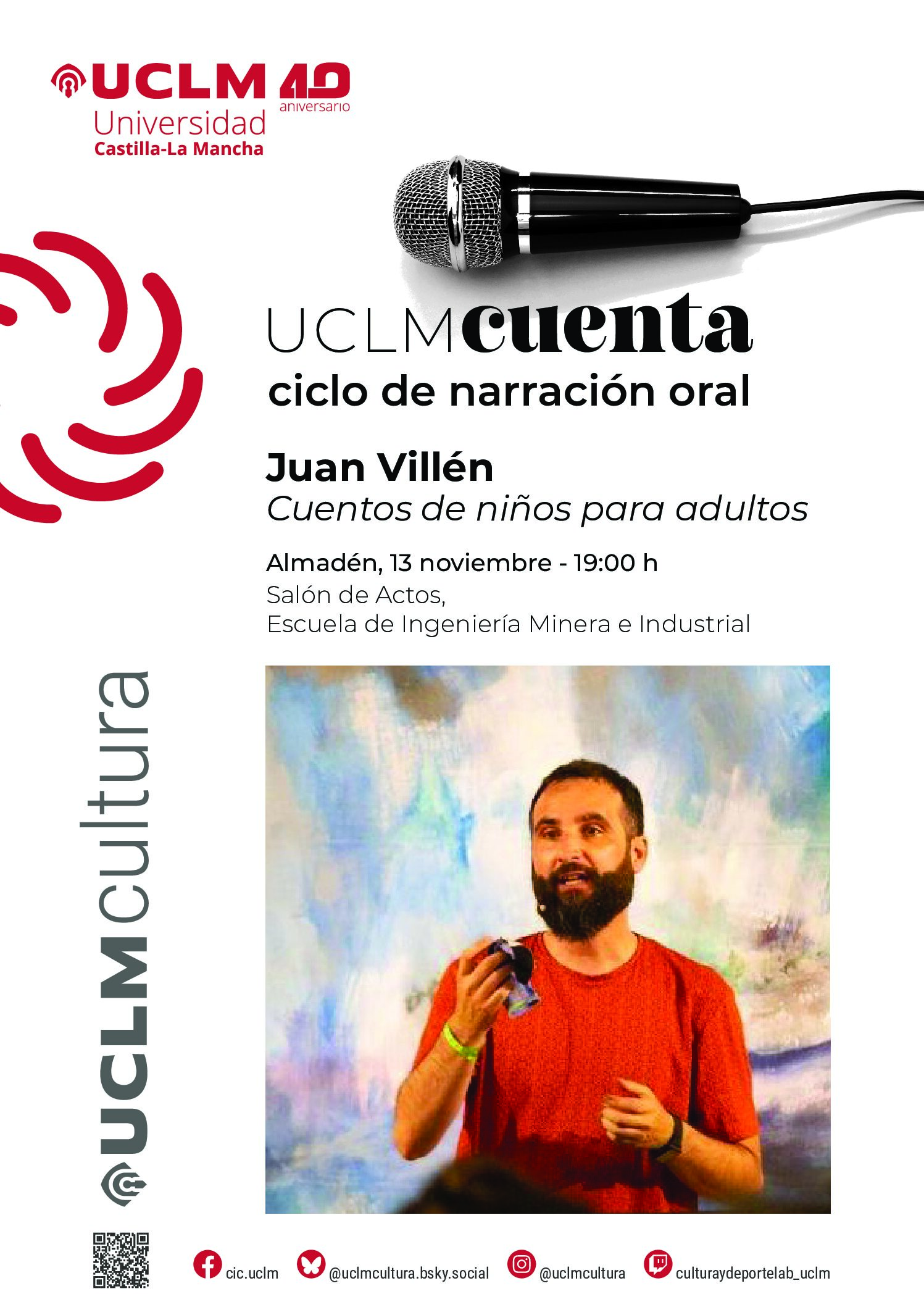 UCLM Cuenta – Ciclo de narración oral en Almadén